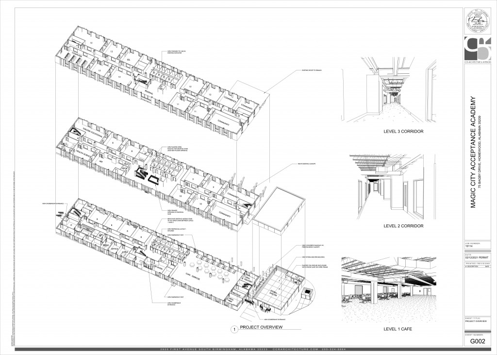 ARCH CENTRAL- 19114 Magic City Acceptance Academy_R20 - Sheet - G002 - PROJECT OVERVIEW